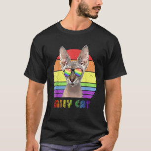 T-shirt Lgbtq Ally Chat Rainbow Gay pride Lunettes de sole