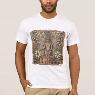 T-shirt LGBTQ Aztec Floral Pride Art maya queer