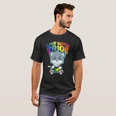 T-shirt LGBTQ Cat Progressiv Pride Transgender Genderquee (Devant entier)