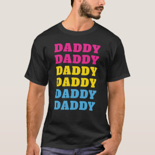 T-shirt LGBTQ Daddy Pansexual Pride Papa Fête des pères