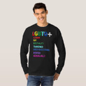 T-shirt Lgbtq+ Éducatif Significations Et Diffusion (Devant entier)