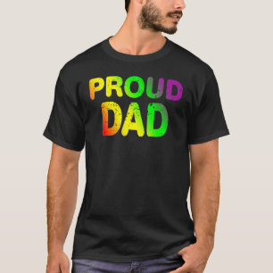 T-shirt Lgbtq Fier Papa Gay pride Lgbt Ally Rainbow Père