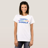 T-shirt LGBTQ for Kamala Harris (Devant entier)