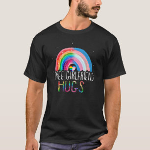 T-shirt Lgbtq Free Girfriend Hugs Gay pride Lgbt Ally Rai