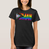 T-SHIRT LGBTQ HUMAN (Devant)