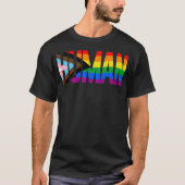 T-SHIRT LGBTQ HUMAN (Devant)