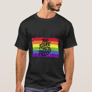 T-shirt Lgbtq L'Avenir Est Fier