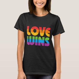 T-shirt Lgbtq Love gagne Gay pride Lgbt Rainbow Flag Retro