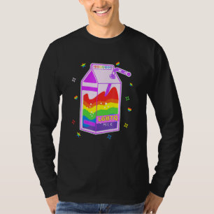 T-shirt Lgbtq Milk Queer Gay pride drapeau arc-en-ciel