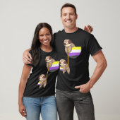 T-shirt LGBTQ Nonbinary Pride Sloth Rope Playing Nonbinary (Unisexe)