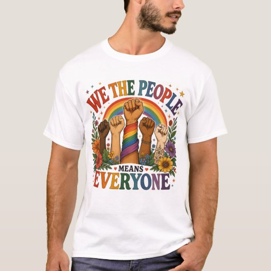 T-Shirt LGBTQ Nous Le Peuple (Devant)