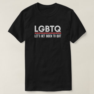 T-shirt LGBTQ Obtenons Biden Pour Quitter Anti Joe Biden D