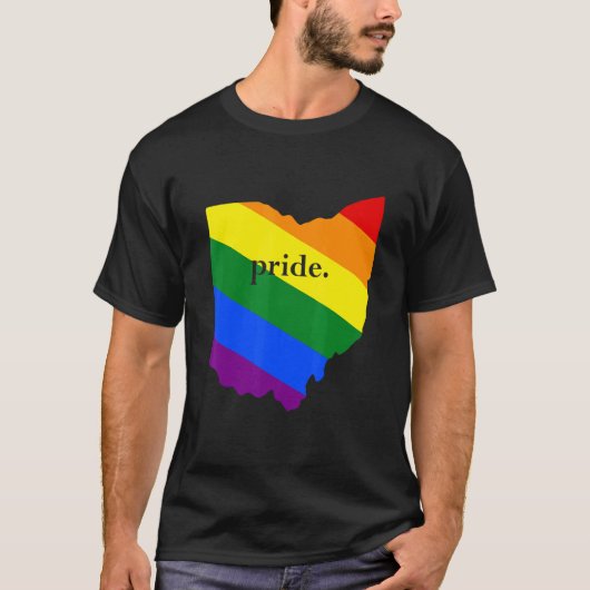 T-shirt LGBTQ+ Ohio Pride (Devant)