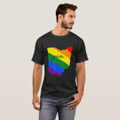 T-shirt LGBTQ+ Ohio Pride (Devant entier)