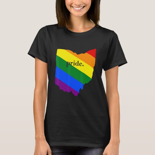 T-shirt LGBTQ+ Ohio Pride (Devant)
