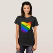 T-shirt LGBTQ+ Ohio Pride (Devant entier)