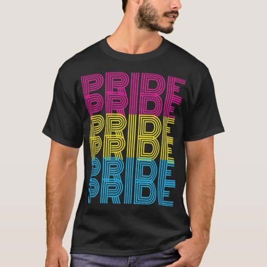 T-shirt LGBTQ Pansexual Pride drapeau T (Devant)