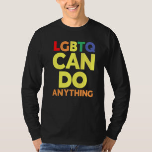 T-shirt Lgbtq Peut Faire N'Importe Quoi Égalité Entre Les