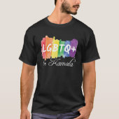 T-shirt LGBTQ pour Kamala Gay pride arc-en-ciel (Devant)