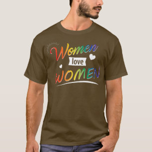 T-shirt Lgbtq Pride Femmes Aimer Femmes Lesbiennes 3660 