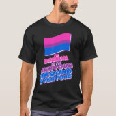 T-shirt LGBTQ Pride Lesbian Gay Man Bisexual Drapeau (Devant)