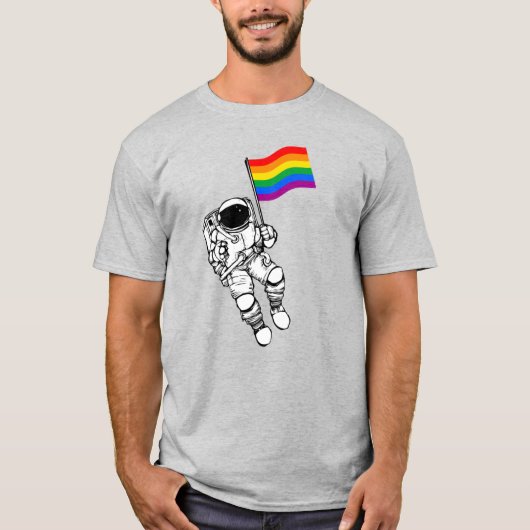 T-shirt LGBTQ Pride Moonman (Devant)