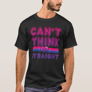 T-shirt LGBTQ Rainbow Pride Gay Lesbian ne peut pas penser