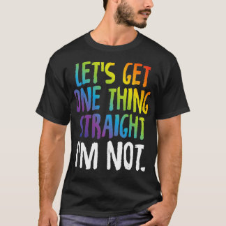 T-shirt LGBTQ Rainbow Pride pas Tee - shirts droits gay le