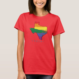 T-shirt LGBTQ+ Texas Fiers AF