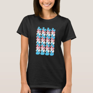 T-shirt LGBTQ Transgender Pride Cute Rubber Ducks Duckkkli