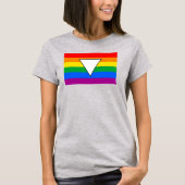 T-shirt LGBTQ+ Triangle et Rainbow Pride (Devant)