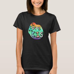 T-shirt Lgbtq+ Trop Maigre Pour Être Cis