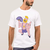 T-shirt LGBTQIA FIDE Fun Queen avec Drapeau LGBTQ (Devant)