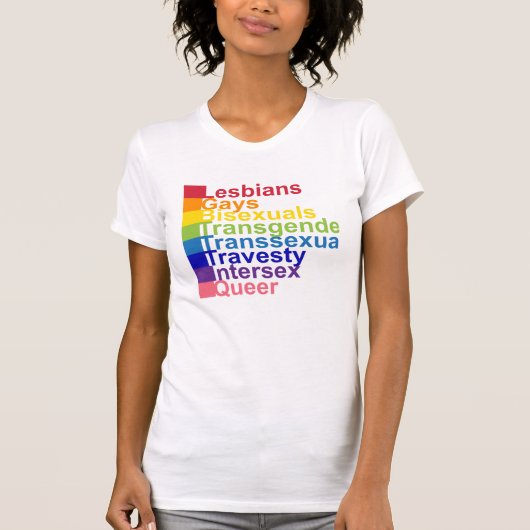 T-SHIRT LGBTTIQ (Devant)