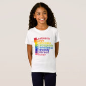 T-Shirt LGBTTIQ (Devant entier)