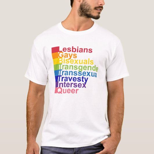 T-SHIRT LGBTTIQ (Devant)