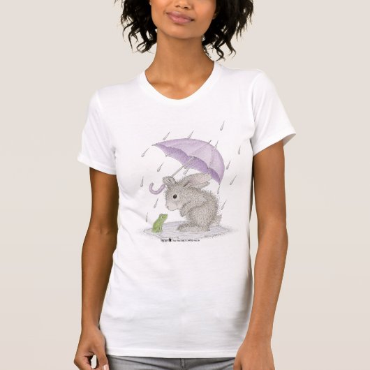 T-shirt L'habillement des femmes de HappyHoppers® (Devant)
