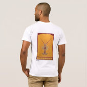 T-shirt L'habillement léger des hommes de Langosta (Dos entier)