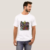 T-shirt L'Halloween des animaux (Devant entier)