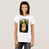 T-shirt Lhasa Apso 9 - Mona Lisa (Devant entier)