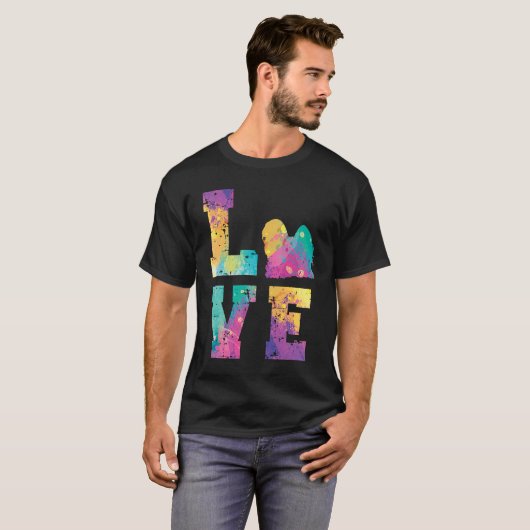 T-shirt Lhasa Apso Love (Devant entier)