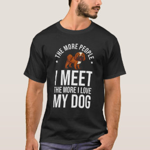 T-shirt Lhassa Apso Chien Chien Chien Chien Chien Chien Ch