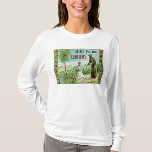 T-shirt L'hélice cultive le citron LabelSan Diego, CA (Devant)