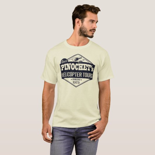 T-shirt L'hélicoptère libre monte la pièce en t (Devant entier)