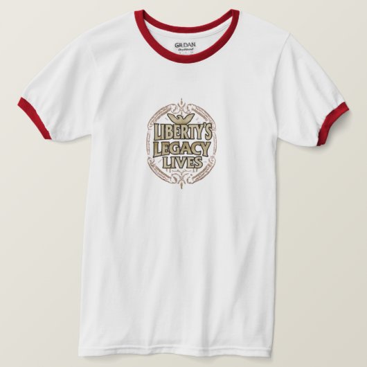 T-shirt L'héritage de la liberté vit (Design devant)