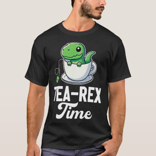 T-shirt L'heure de Tea-Rex (Devant)