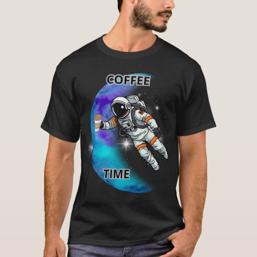 T-SHIRT L'HEURE DU CAFÉ (Devant)