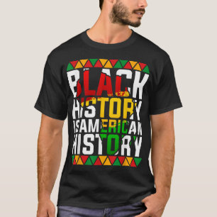T-shirt L'histoire noire est l'histoire américaine patriot