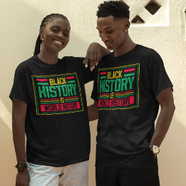T-shirt L'histoire noire est l'histoire du monde