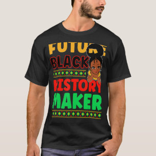 T-shirt L'histoire noire future rend fière l'Amérique afri